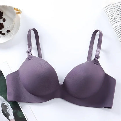 Women’s Wireless Bralette – Seamless Push Up 3/4 Cup Bra
