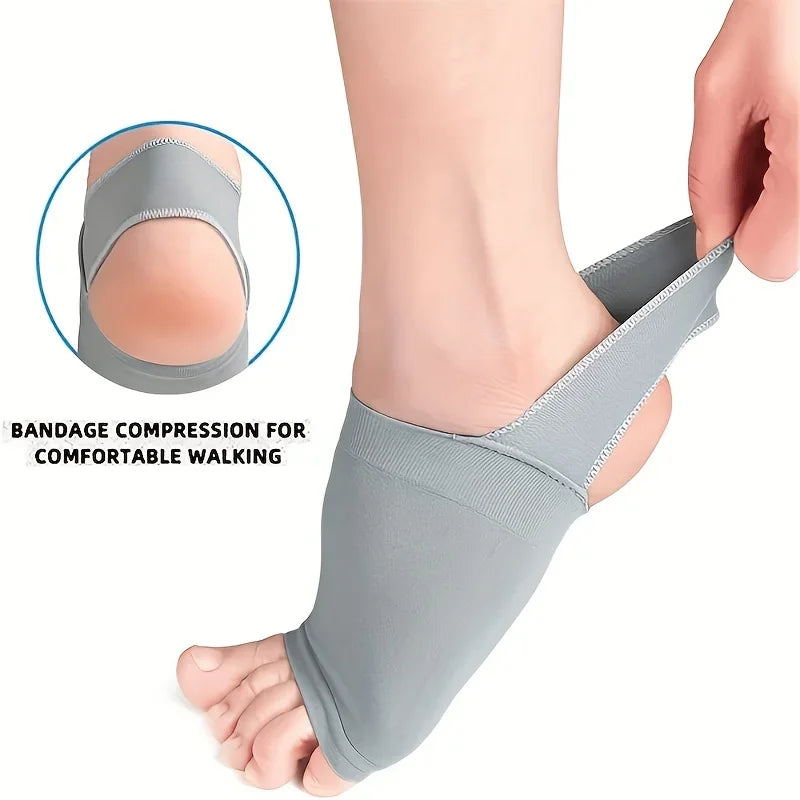 Arch Support Sleeves – Fabric Foot Supports with Gel Pads