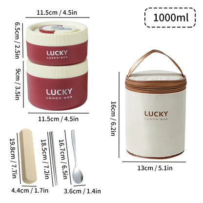 Insulated Stainless Steel Bento Box