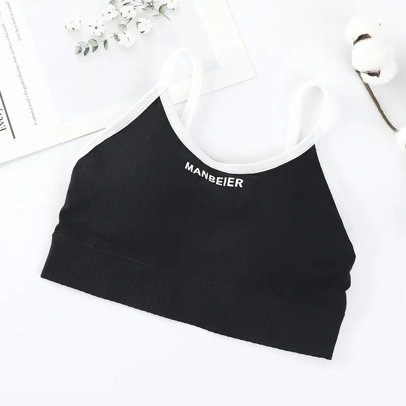 Women’s Sports Bra – Cotton Crop Top for Gym & Everyday Comfort