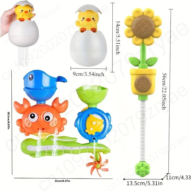 Suction Cup Bath Toy – Interactive Baby Water Play Set