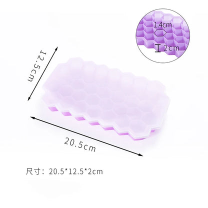 Silicone Ice Cube Mold – 148-Cube Large Ice Tray with Lid
