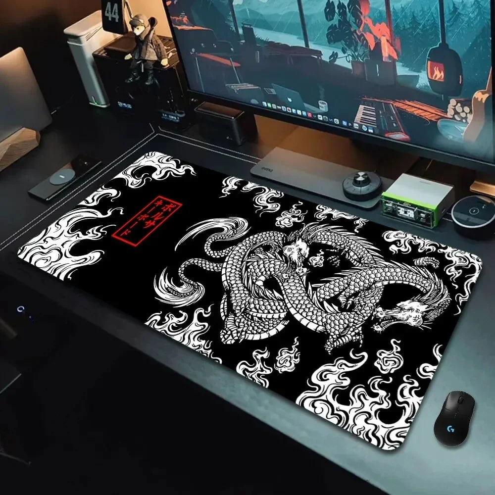 Gaming Mouse Pad – Dragon Theme Speed Desk Mat for Keyboard