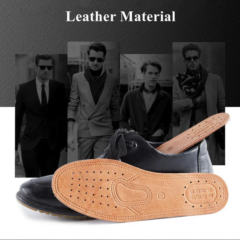 Cowhide Insoles – Leather Shoe Inserts for Boots & Sports Shoes