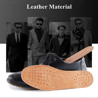 Cowhide Insoles – Leather Shoe Inserts for Boots & Sports Shoes