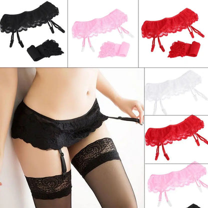 Women's Thigh High Stockings – Lace Top 70cm Long Hosiery