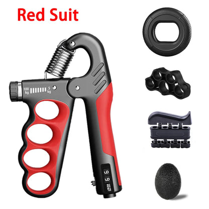 Adjustable Hand Grip Strengthener 5-100kg for Finger & Wrist Training