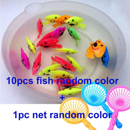 Goldfish Bath Toys 10-Piece Set – Kids Water Play Fish