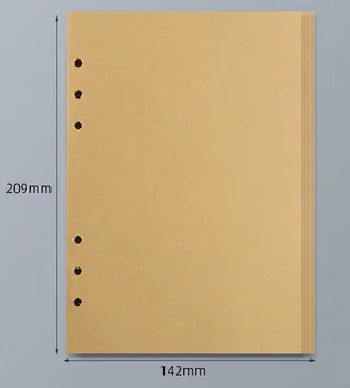 Loose Leaf Notebook Refill – A5 A6 A7 Lined, Blank & Grid Paper