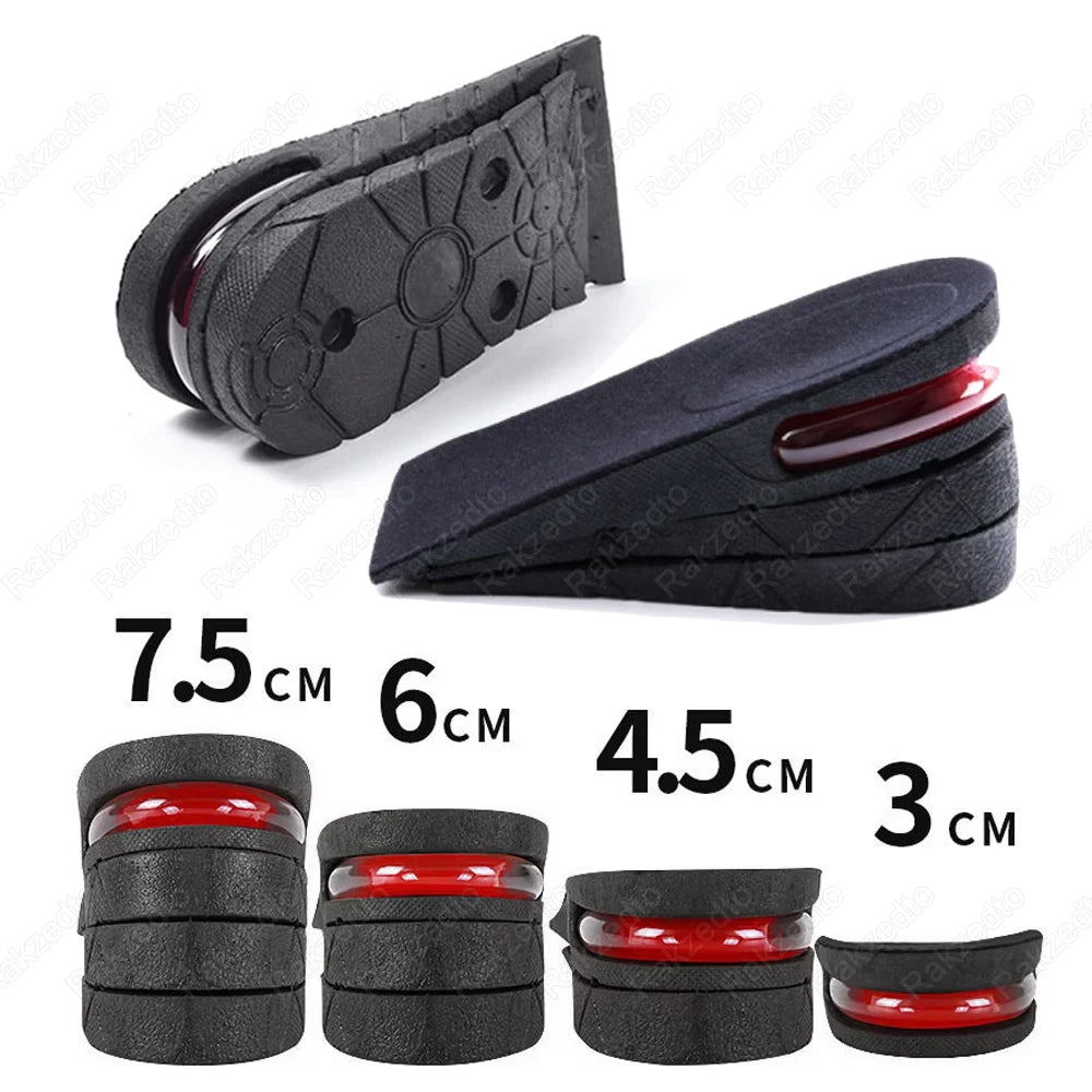 Height Increase Insoles – 3–5cm Invisible Heel Lift Inserts