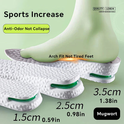 Height Increase Insoles – Memory Foam Sports Shoe Inserts