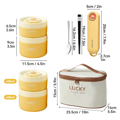 Insulated Stainless Steel Bento Box