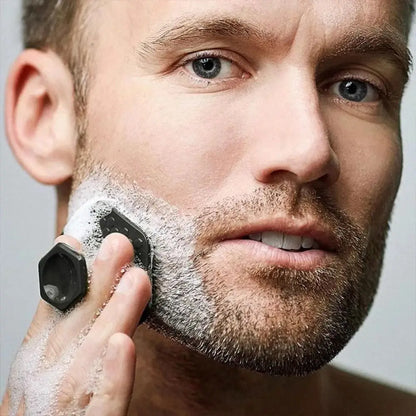 Silicone Face Wash Brush Mini Facial Cleansing Scrubber for Men