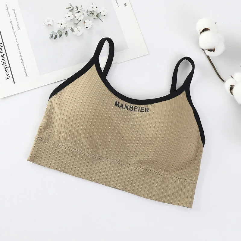 Women’s Sports Bra – Cotton Crop Top for Gym & Everyday Comfort