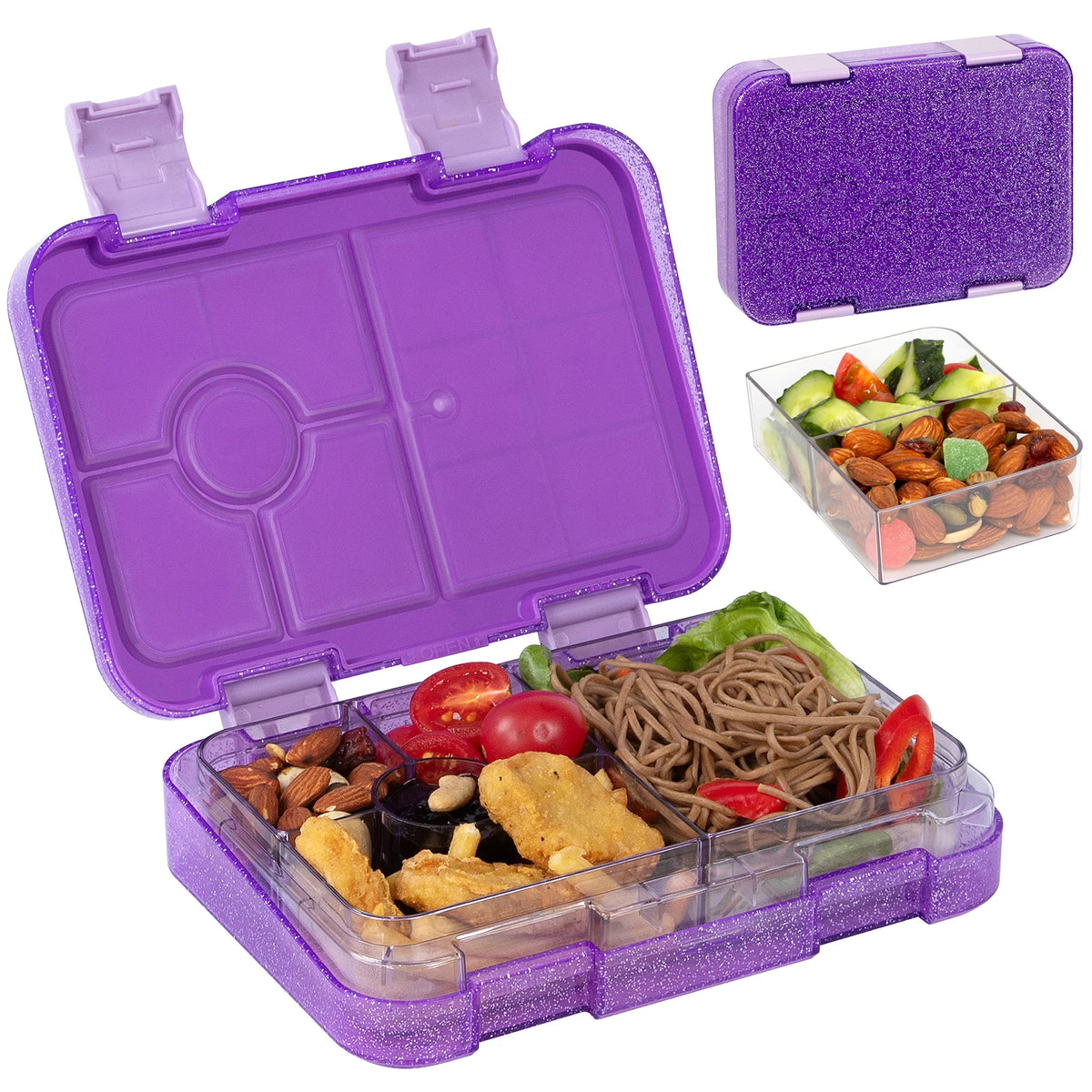 Portable Lunch Box, Leakproof Bento Box for School & Office