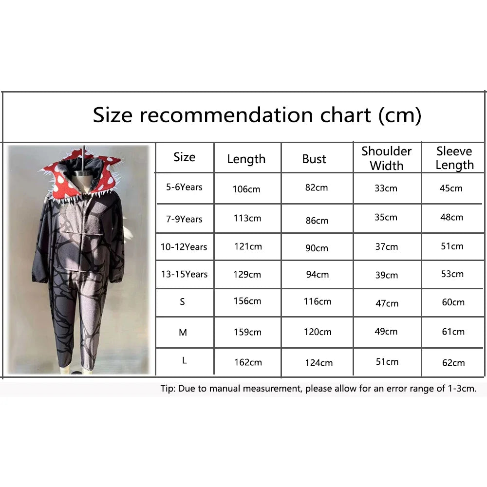 Fall Winter Thicken Cannibal Flower Cosplay Costume Fashionable Comfortable Pajamas for Adults  Movie Merchandise