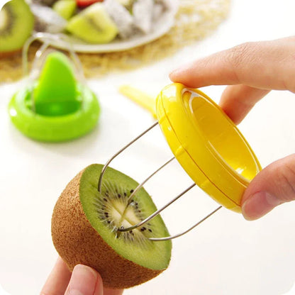 Kiwi Fruit Peeler & Slicer Stainless Steel Cutter Kitchen Tool