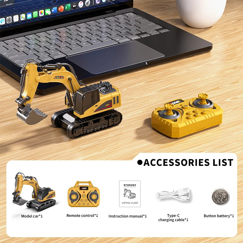 Remote Control Construction Vehicle – 1:64 Crane & Forklift