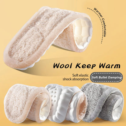 Warm Winter Insoles – Plush Thickened Cold-Weather Shoe Inserts