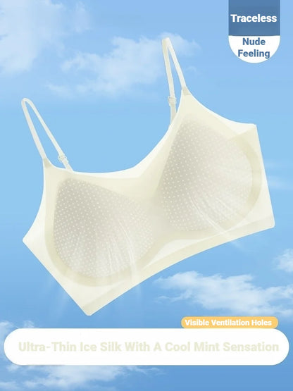 Women's Seamless Bra – Ultra-Thin Breathable Halter Design