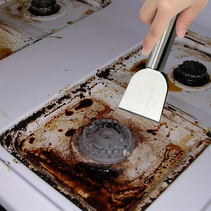 Stainless Steel Cleaning Scraper Metal Glue Remover Kitchen Tool