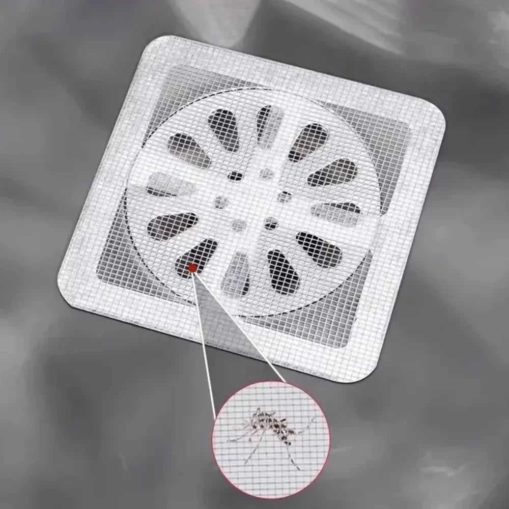 Shower Drain Hair Catcher Disposable Mesh Hair Stopper Filter