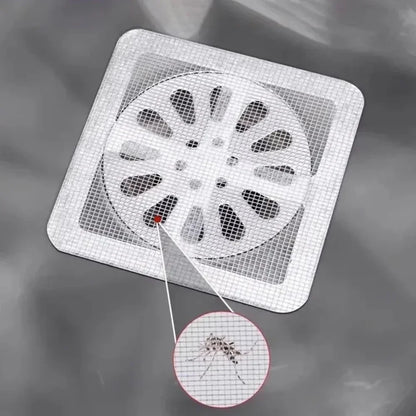 Shower Drain Hair Catcher Disposable Mesh Hair Stopper Filter