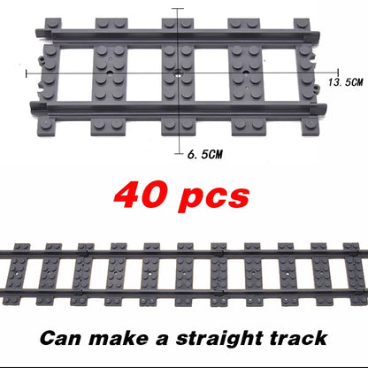 Train Building Set with Flexible Tracks – Railway Model Blocks