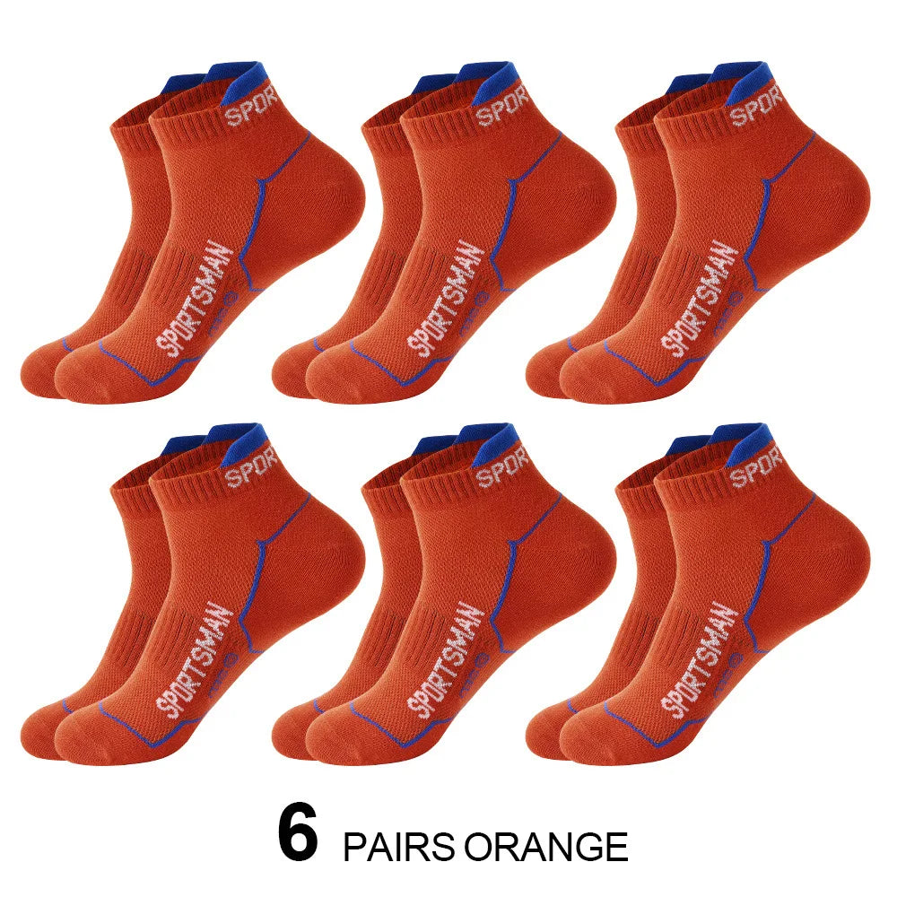 Men's No Show Socks Breathable Ankle Running Sport Socks