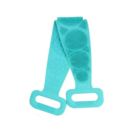 Silicone Back Scrubber Shower Belt Body Exfoliating Brush
