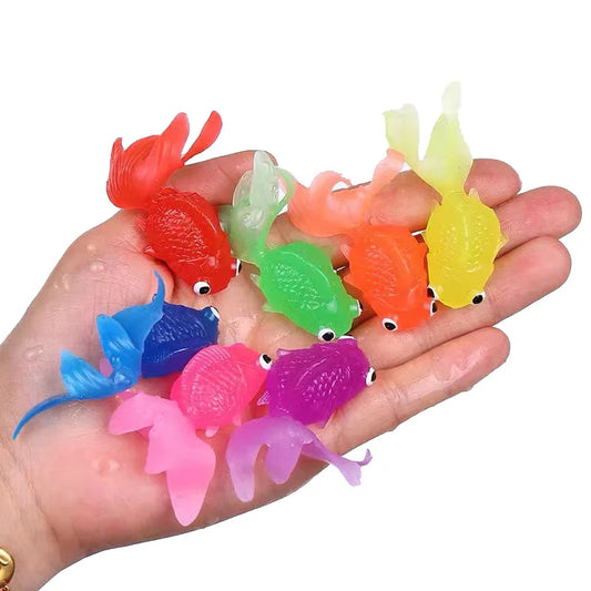 Goldfish Bath Toys 10-Piece Set – Kids Water Play Fish