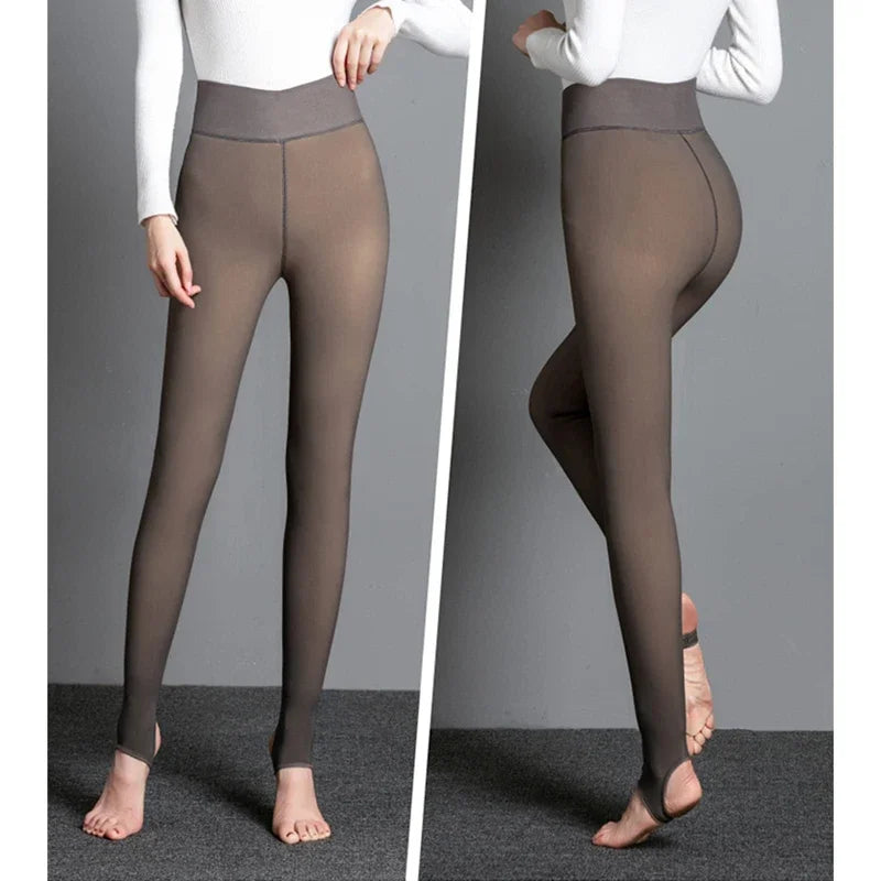 Fleece Lined Tights – Warm Winter Skin Tone Style