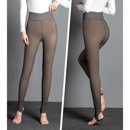 Fleece Lined Tights – Warm Winter Skin Tone Style