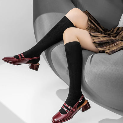Wool Stockings – Warm Knitted Women’s Style