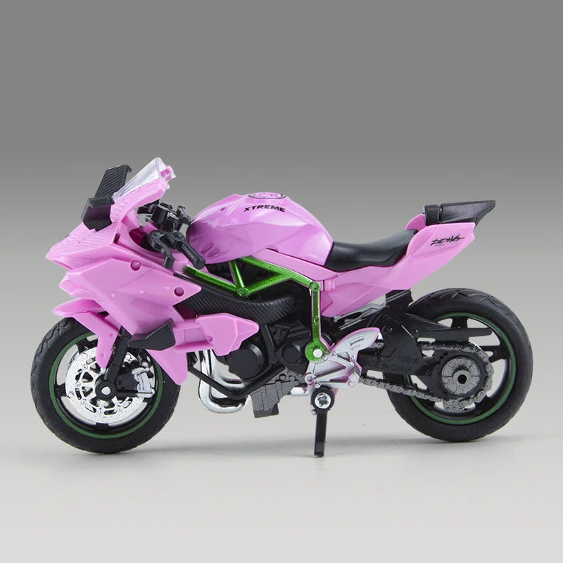 Diecast Motorcycle Model – 1:18 Alloy Racing Bike