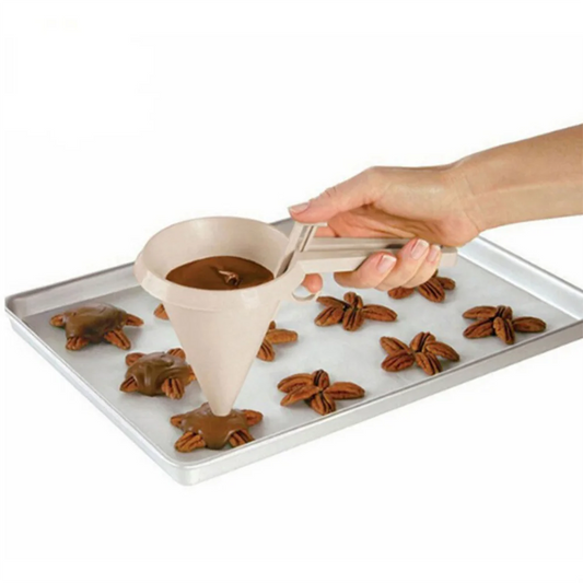 Adjustable Baking Funnel Batter Dispenser for Pancakes & Pastries