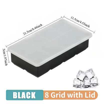 Silicone Ice Cube Molds – Spherical Reusable Whiskey Ice Trays