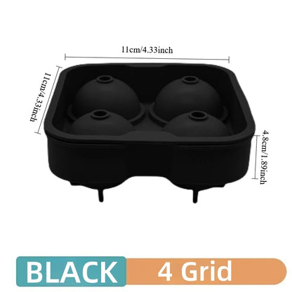 Silicone Ice Ball Mold – Ice Cube Tray for Cocktails & Freezer