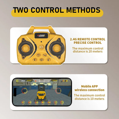 Remote Control Construction Vehicle – 1:64 Crane & Forklift