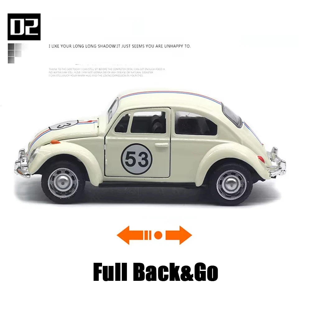 1:32 Diecast Car Model – Vintage Pull-Back Racing Car