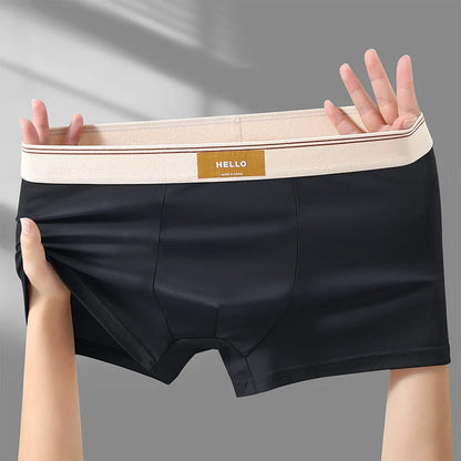 Men’s Boxer Briefs – Mid-Waist Stretch Knit Underwear