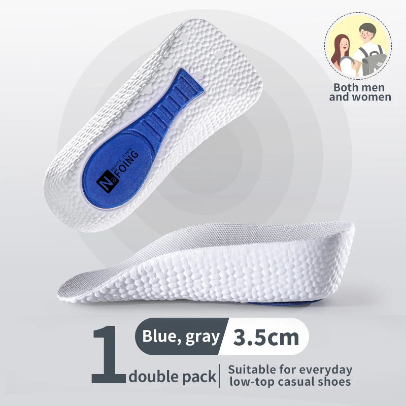 Height Increase Insoles – Memory Foam Heel Lift Shoe Inserts