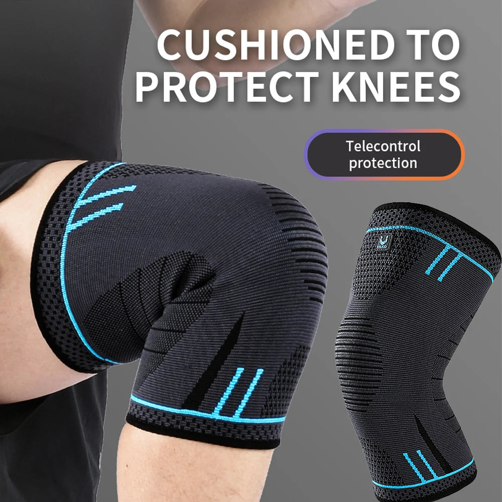 Compression Knee Sleeve Breathable Support for Basketball & Running