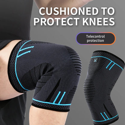 Compression Knee Sleeve Breathable Support for Basketball & Running