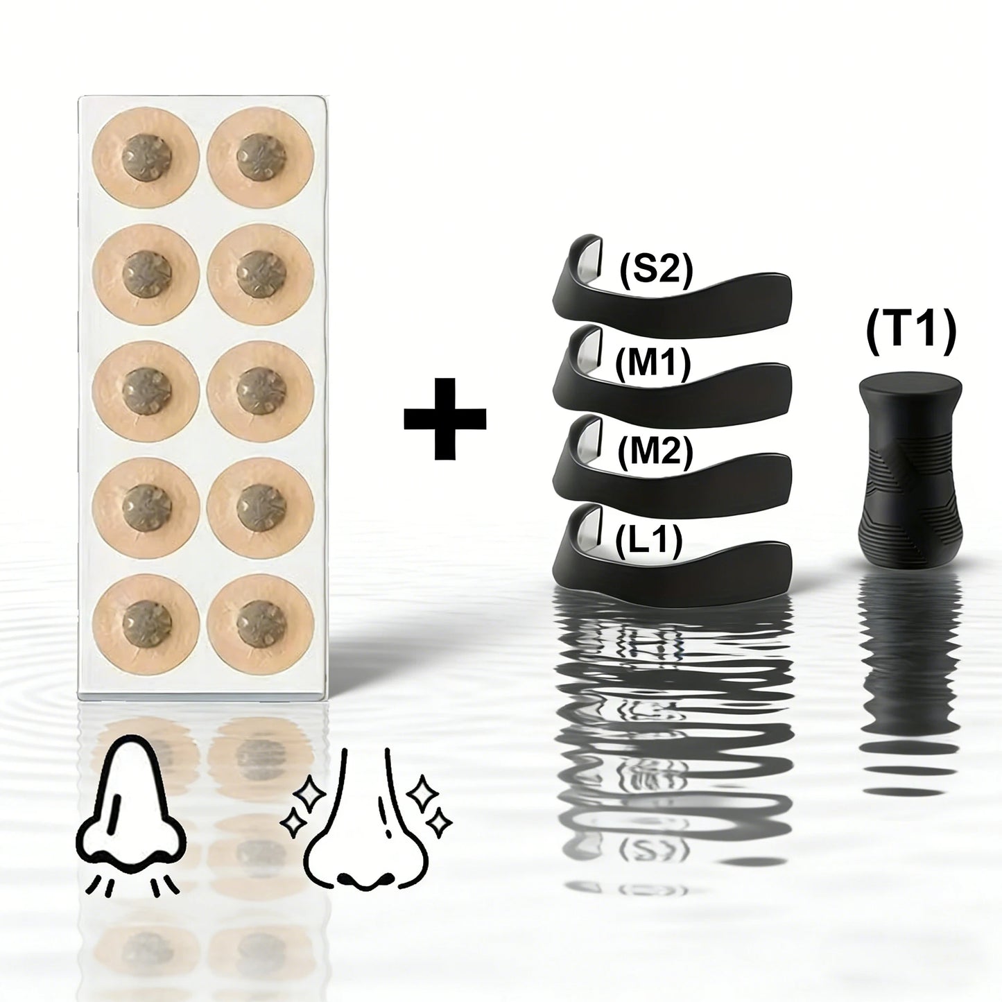 Nasal Dilator Breathing Support Strips for Exercise & Sleep
