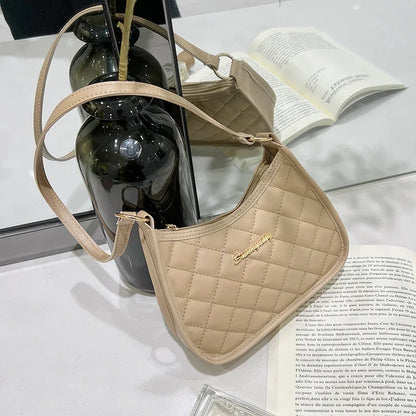 Ladies' retro shoulder bag, armpit handbag, fashionable design, crossbody bag