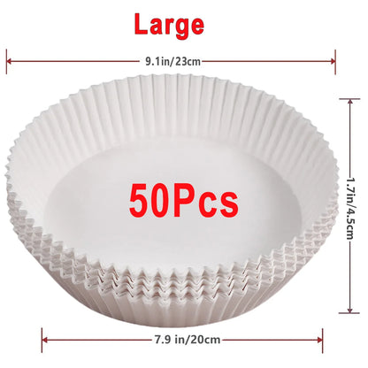 Air Fryer Paper Liners Disposable Round Parchment Baking Sheets