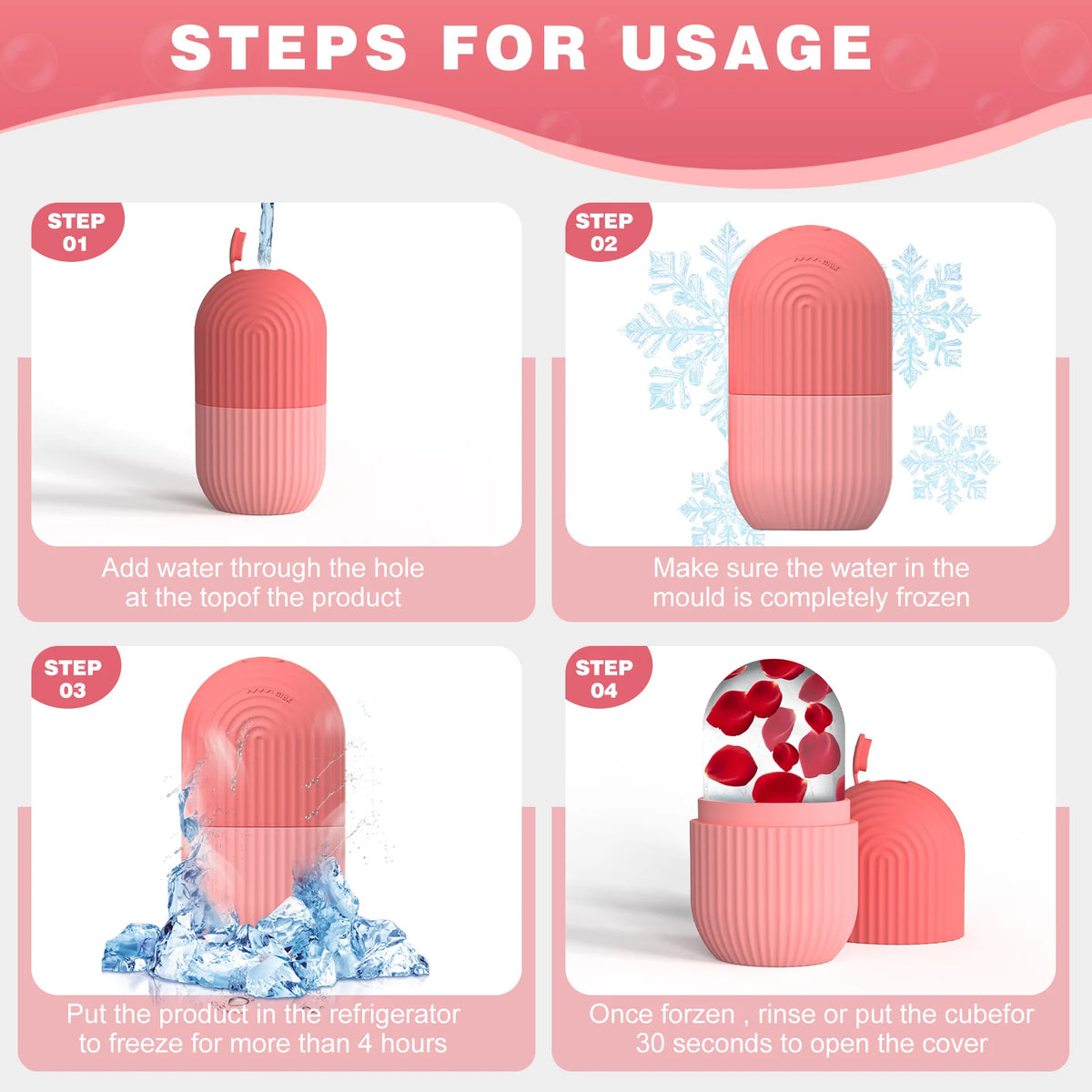 Silicone Face Ice Roller