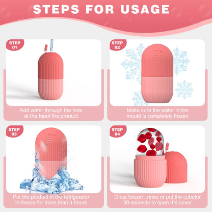 Silicone Face Ice Roller