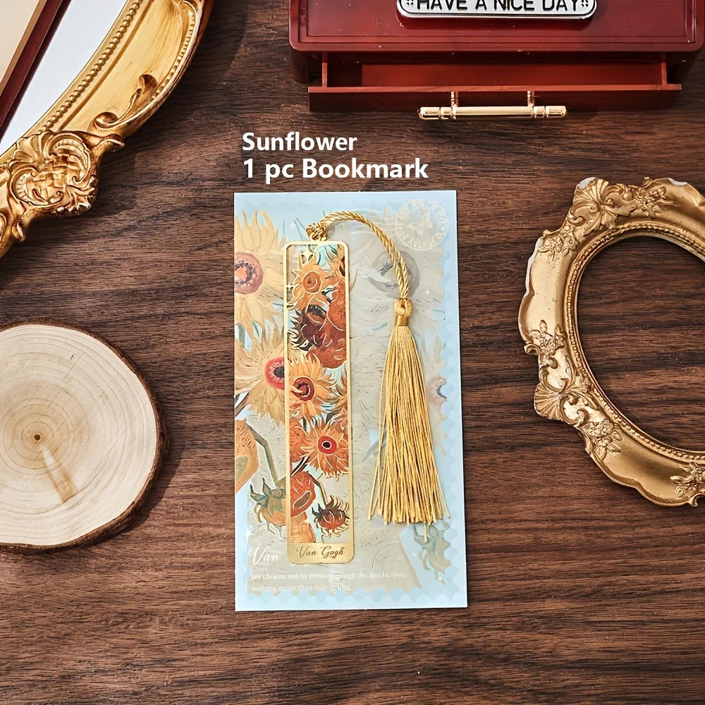 Metal Bookmarks – Vintage Tassel Bookmark for Book Lovers